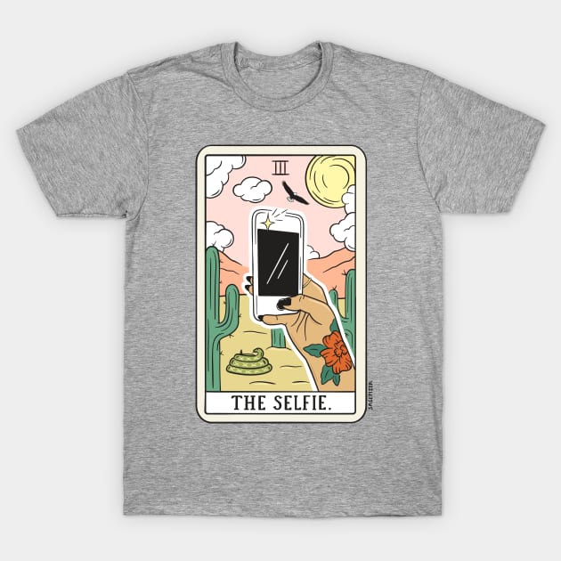 SELFIE READING (LIGHT) T-Shirt by sagepizza